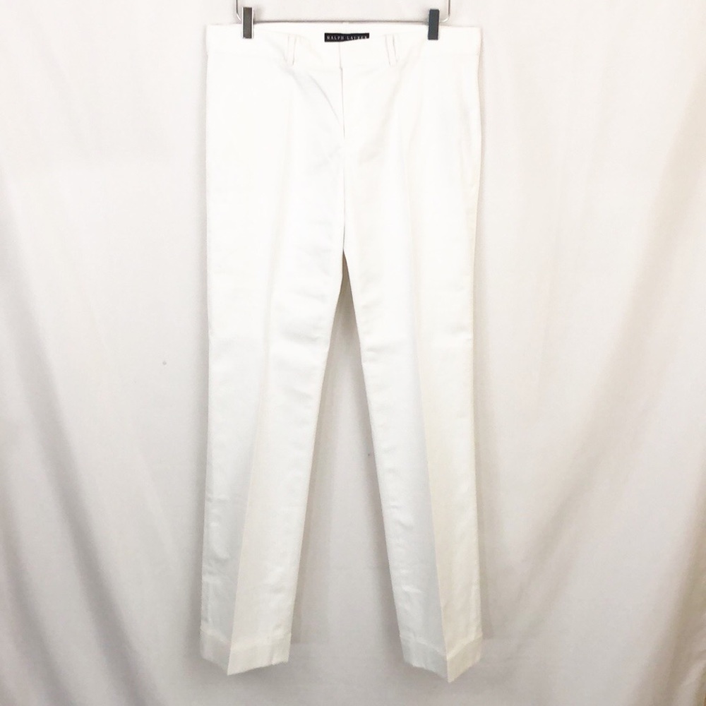 Ralph Lauren Black Label White Dress Pants Sz 12